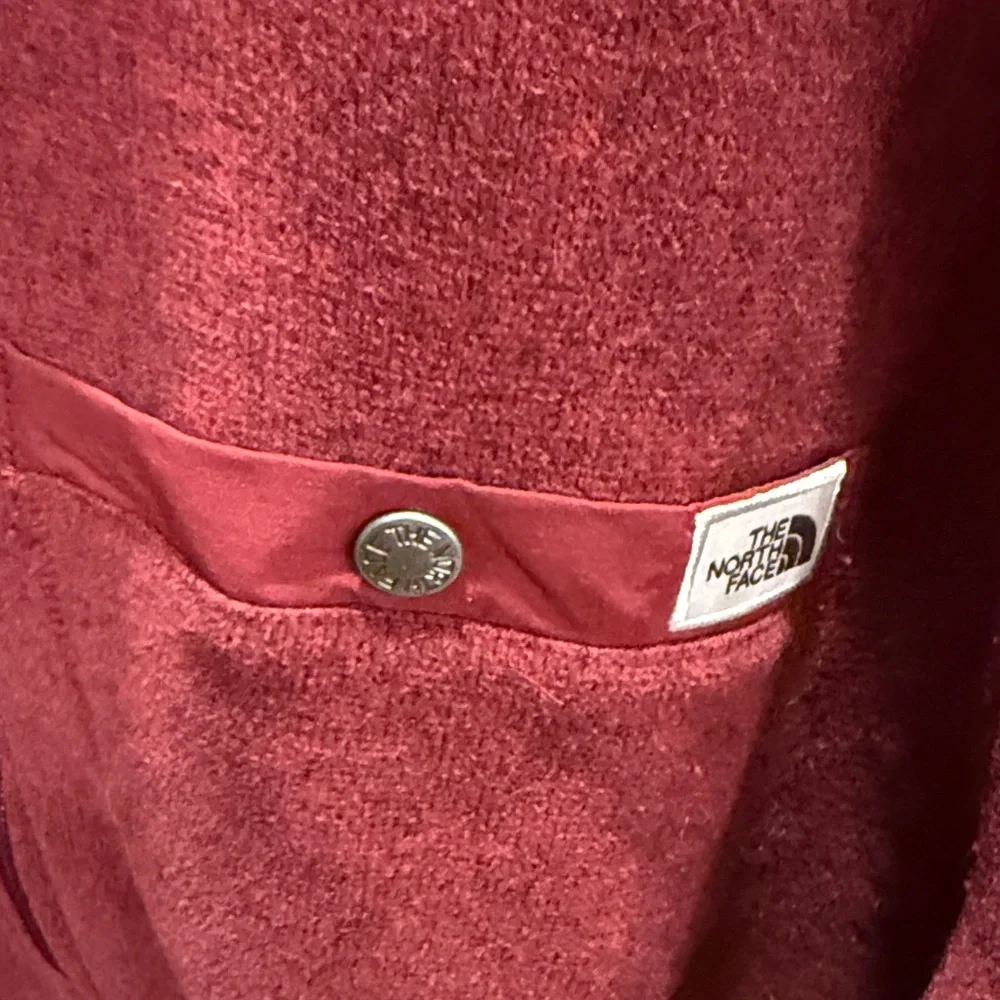 The North Face Deep Red Full-Zip Fleece Jacket